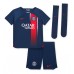 Paris Saint-Germain Kylian Mbappe #7 Fußballbekleidung Heimtrikot Kinder 2023-24 Kurzarm (+ kurze hosen)